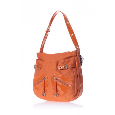 Bolso shoulder naranja Mua