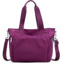 Bolso tote en color magenta con correas con logo y correa cruzada desmontable.