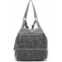 MISAKO Mochila Casual Gris - Tu Aliada Antirrobo con Estilo