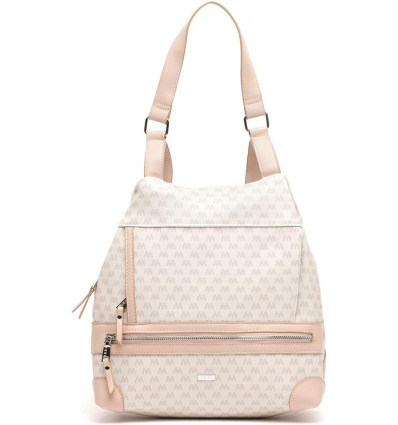 Mochila antirrobo Tono Pastel con Detalles Rosados - Elegancia Suave y Moderna