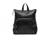 Mochila Negro Premium con Detalles de Remaches - Elegancia Urbana