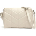 Bolso Bandolera Acolchado Crema - Elegancia Atemporal