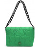 Bolso de Fiesta Verde con Cadena Elegante - Versatilidad con un Toque de Color