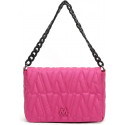 Bolso Bandolera MISAKO Rosa Acolchado con Cadena Negra - Atrevido y Chic