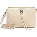 Bolso Bandolera Texturizado Crema de Misako - Toque Suave y Neutral