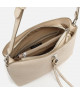 Bolso Bandolera Texturizado Crema de Misako - Toque Suave y Neutral