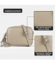 Bolso Bandolera Texturizado Beige con Borla Elegante - Tu Compañero de Estilo Diario