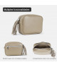 Bolso Bandolera Texturizado Beige con Borla Elegante - Tu Compañero de Estilo Diario