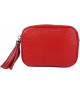 Bolso Bandolera Rojo Vibrante con Borla - Acentúa Tu Look con Color