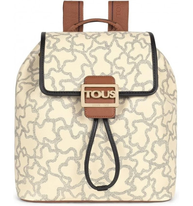 Mochila New K Icon TOUS - Multibeige con Detalles en Marrón