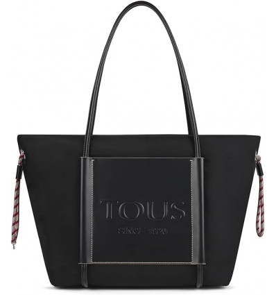 TOUS XL EMPIRE Soft - Elegante Bolso Shopper Negro