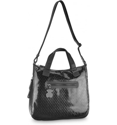 Bolso TOUS Lindsay Shiny en Vinilo Efecto Charol Negro