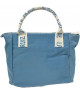 Bolso de Mano Casual Azul con Borla Decorativa - Agatha Ruiz de la Prada