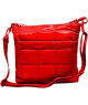 Bolso Bandolera Rojo Pasión con Acolchado y Asa de Cordón - Agatha Ruiz de la Prada