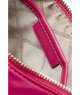 Bandolera Mediana Elegante para Mujer en Color Rosa Vibrante con Correa Ajustable y Cartera a Juego