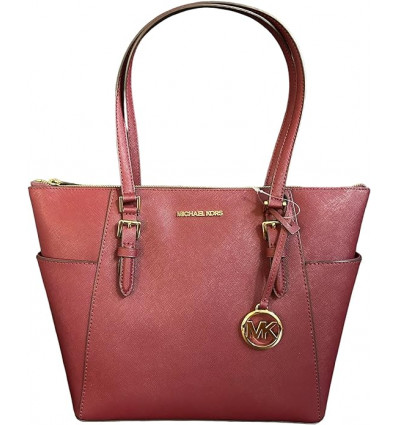 Bolso Tote Charlotte de Michael Kors en Cerezo Oscuro