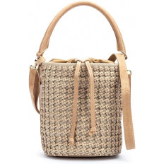 Bolso Pikolinos Miramar WHA Tejido Beige con Piel