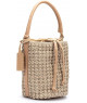 Bolso Pikolinos Miramar WHA Tejido Beige con Piel