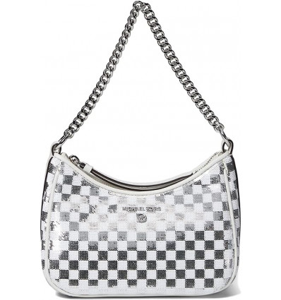 Bolso con Cadena Michael Kors en Optic/Plata – Fusión de Modernidad y Clase