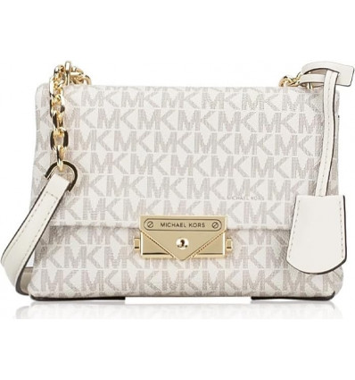 Bolso Clutch Michael Kors Cece MK Logo - Estilo Distintivo en Blanco