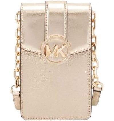 Bolso Smartphone Michael Kors Carmen Dorado - Chic y Conveniente