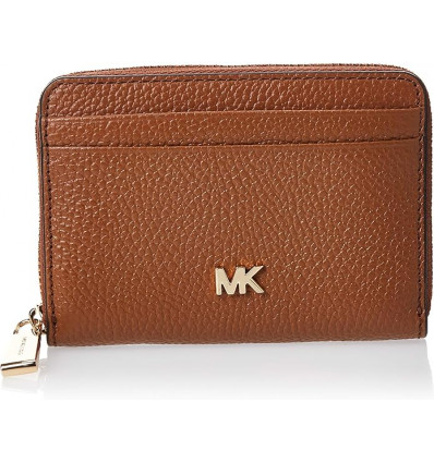 Michael Kors Mott - Elegante Cartera Monedero para Mujer en Color Marrón