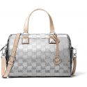 Bolso Michael Kors Grayson Barril - Elegancia Moderna en Plateado