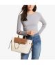 Michael Kors LG Belted Satchel - Elegancia Clásica en Vanilla/Acorn