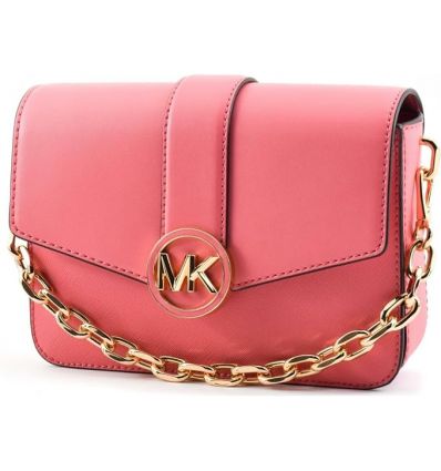 Bolso Michael Kors Carmen para Mujer en Rosa Vibrante - Elegancia Compacta y Moderna