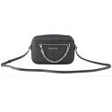 Michael Kors Jet Set Crossbody: Sofisticación en Negro y Plata