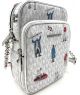 Bolso Crossbody Jet Set Michael Kors - Blanco Brillante Multicolor