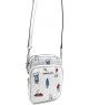 Bolso Crossbody Jet Set Michael Kors - Blanco Brillante Multicolor