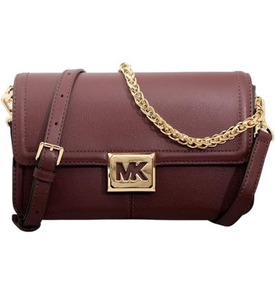 Bolso de Hombro Mediano Michael Kors Sonia en Cuero Merlot