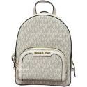 Mochila Convertible Michael Kors Jaycee XS - Diseño MK Signature Crema Claro