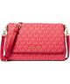 Michael Kors Bolso Cruzado Pequeño para Teléfono Rojo MK